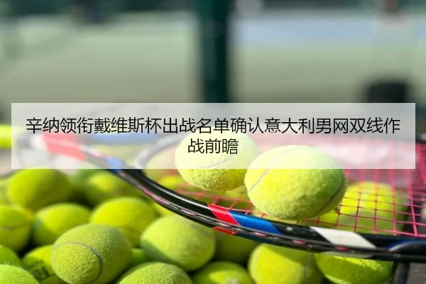 辛纳领衔戴维斯杯出战名单确认意大利男网双线作战前瞻